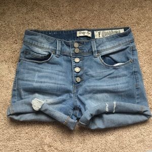 Indigo Rein Jean Shorts